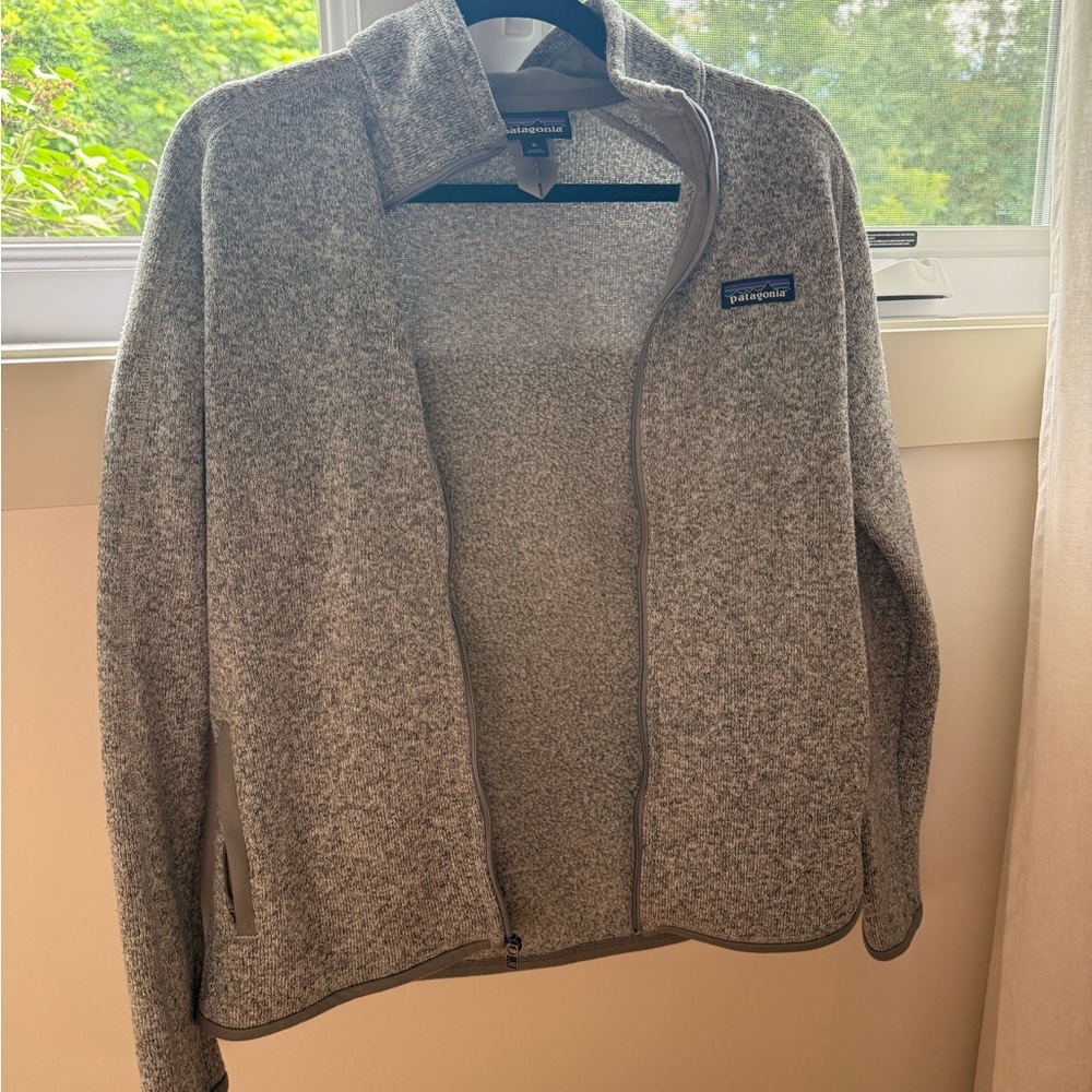 Patagonia Beige/Taupe Heather Fleece Jacket